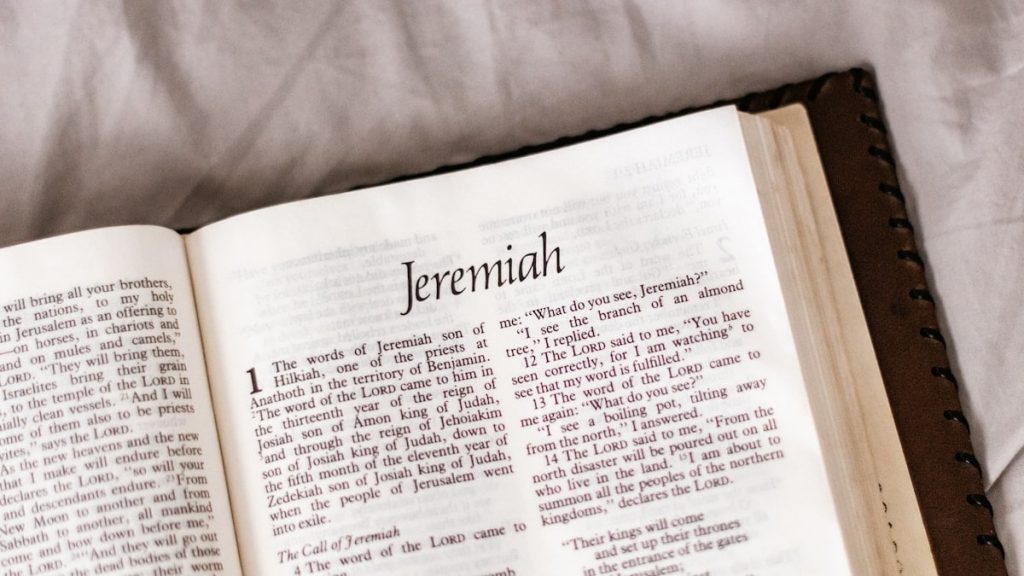 The Bible book of Jeremiah
